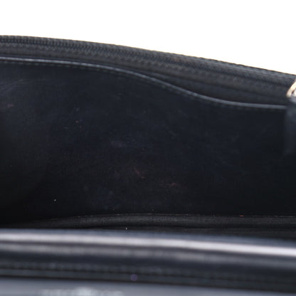 Chanel Velvet Quilted Boy Wallet On Chain WOC Black 12 of 14