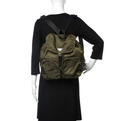 Prada Tessuto Nylon Vela Medium Backpack Mimetico 2 of 20