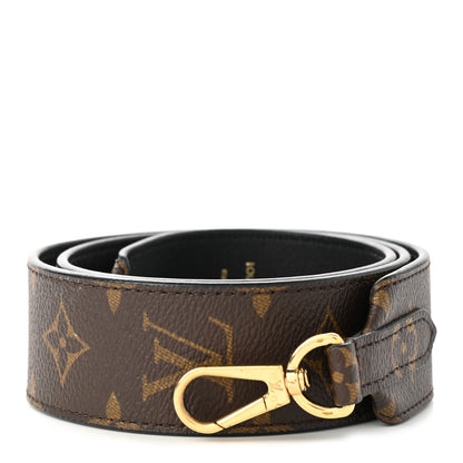 Louis Vuitton Monogram Bandouliere Shoulder Strap Black 2 of 12