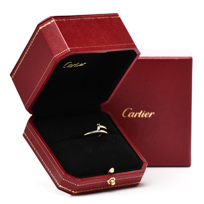 Cartier 18K Yellow Gold Small Juste Un Clou Ring 50 5.25 6 of 6