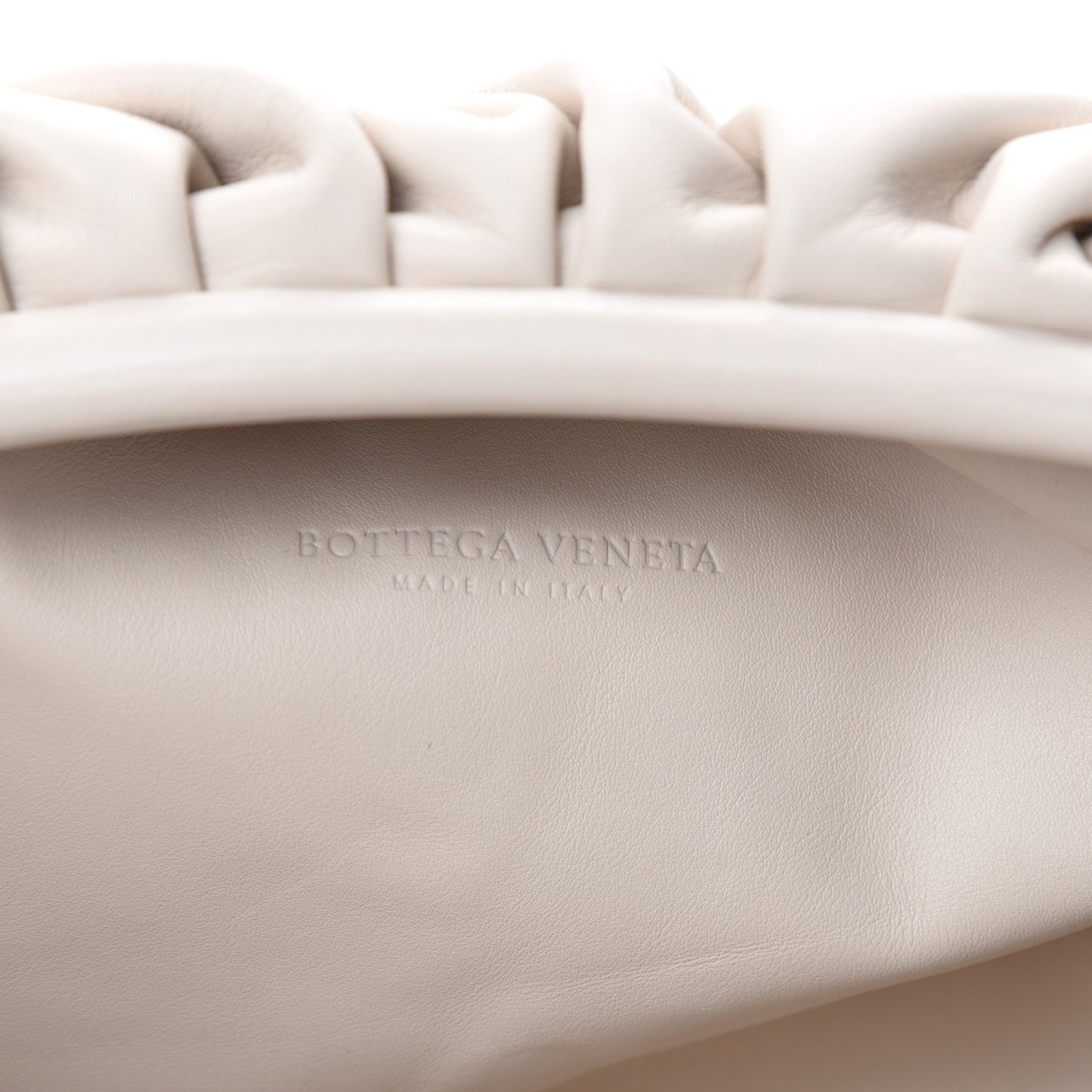 Smooth Butter Calf The Pouch Oversized Clutch Mist