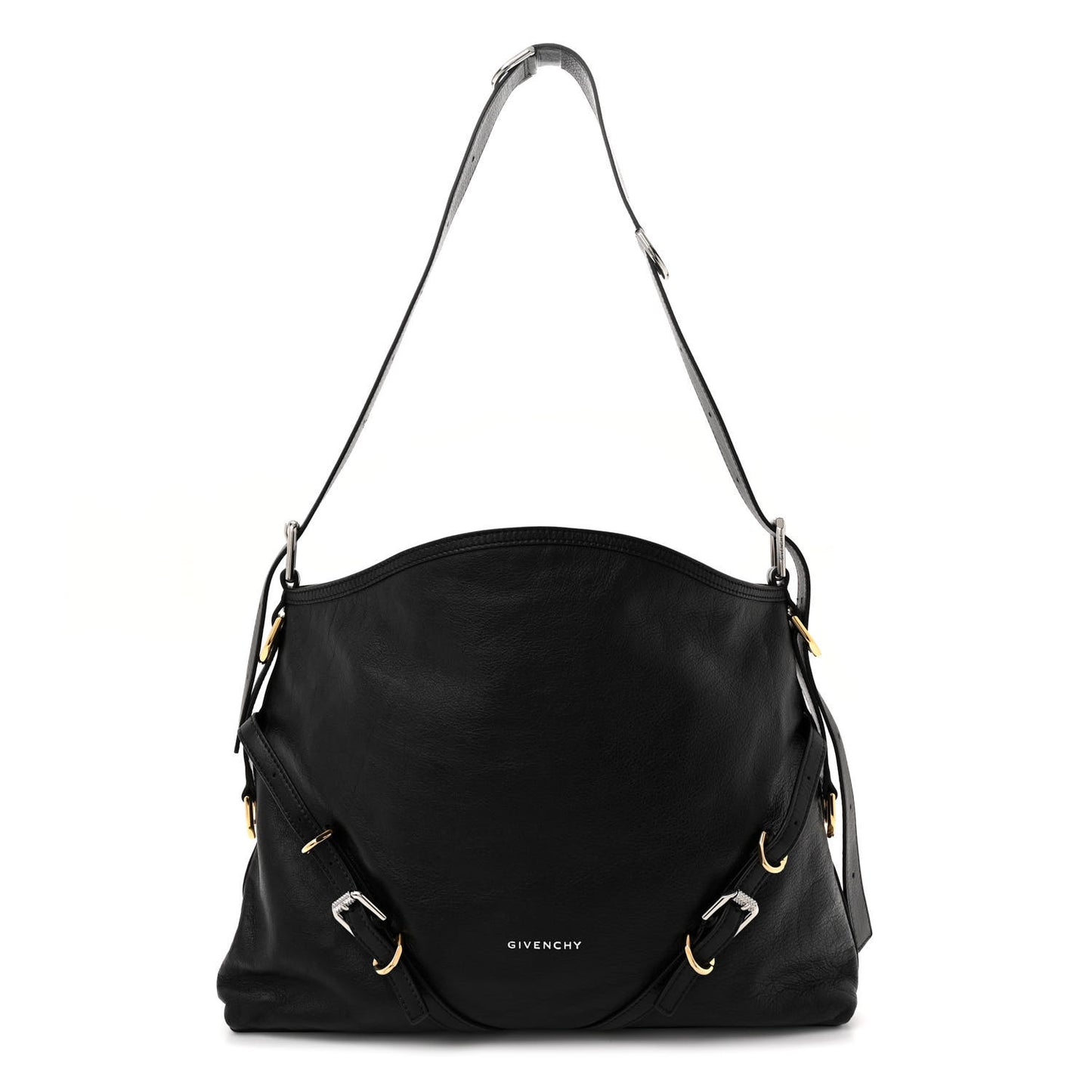 Calfskin Medium Voyou Bag Black