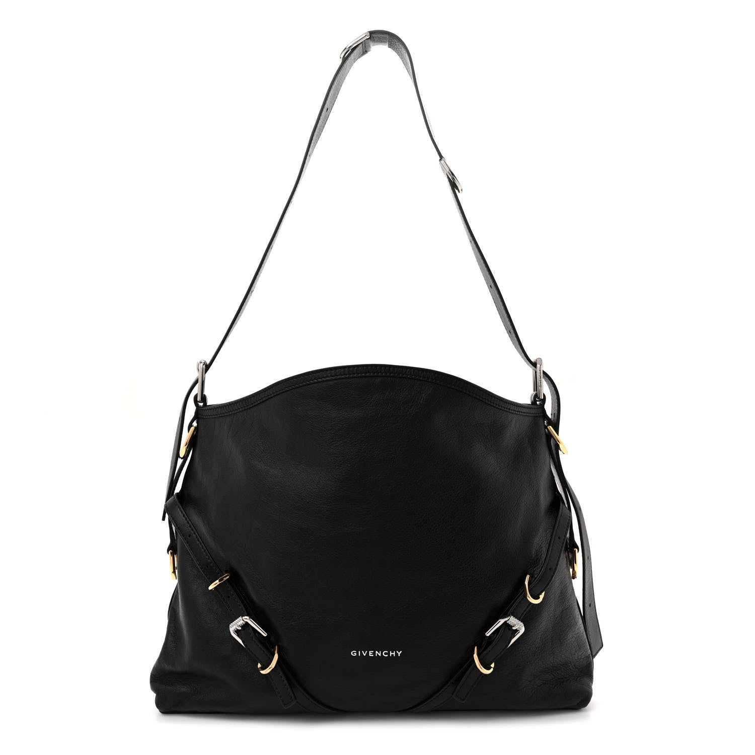 Givenchy Calfskin Medium Voyou Bag Black 1 of 10