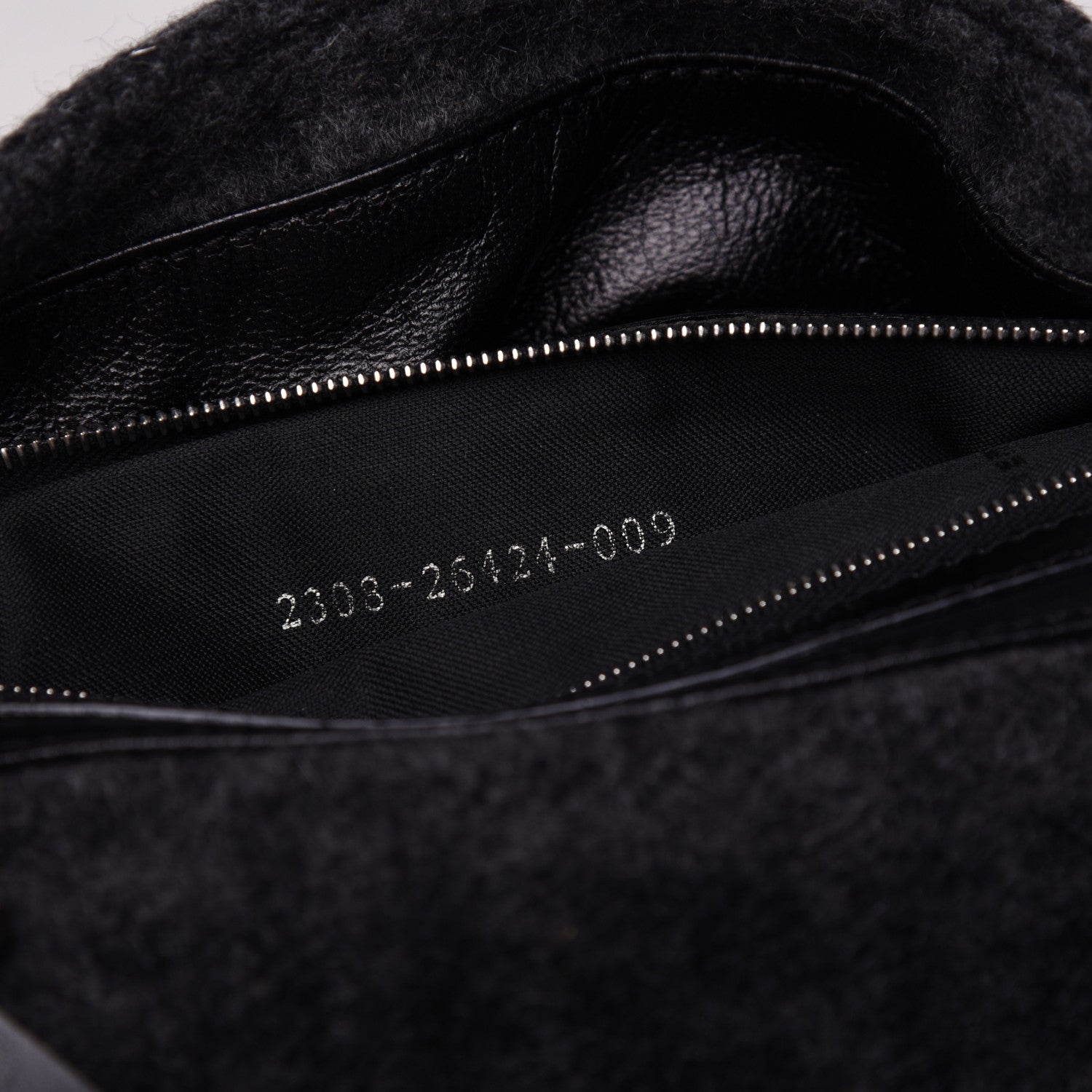 Fendi Wool Zucca Baguette Grey 7 of 9
