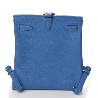 Hermes Taurillon Clemence Kelly Ado Backpack 22 Mykonos 4 of 26