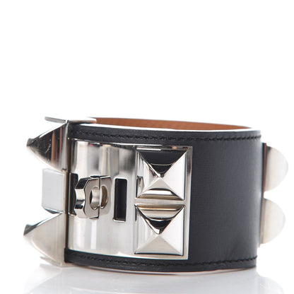 Hermes Box Collier de Chien CDC Bracelet L Black 3 of 6