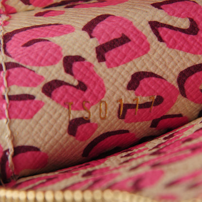 Louis Vuitton Monogram Leopard Coeur Heart Coin Purse Blanc Corail 6 of 7