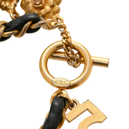 Chanel Metal Lambskin Lucky Charm Bracelet Gold 4 of 5