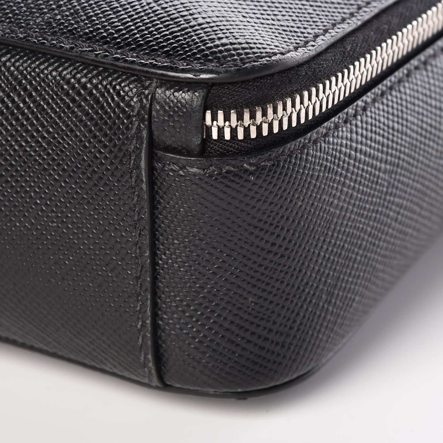 Prada Saffiano Cuir Briefcase Black 11 of 14
