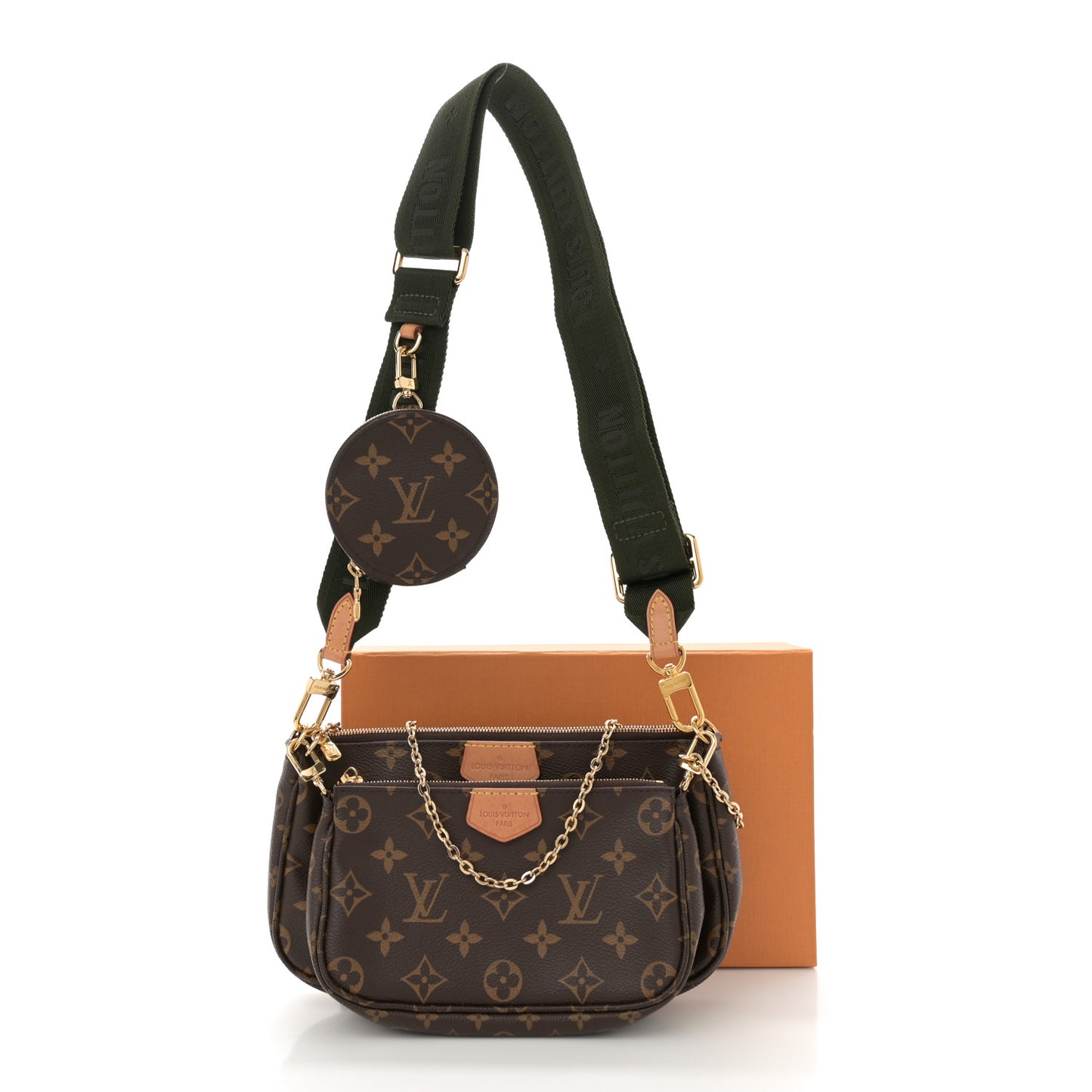 Monogram Multi Pochette Accessories Kaki