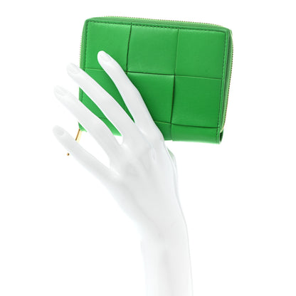 Bottega Veneta Nappa Maxi Intrecciato Zip Wallet Parakeet 2 of 7