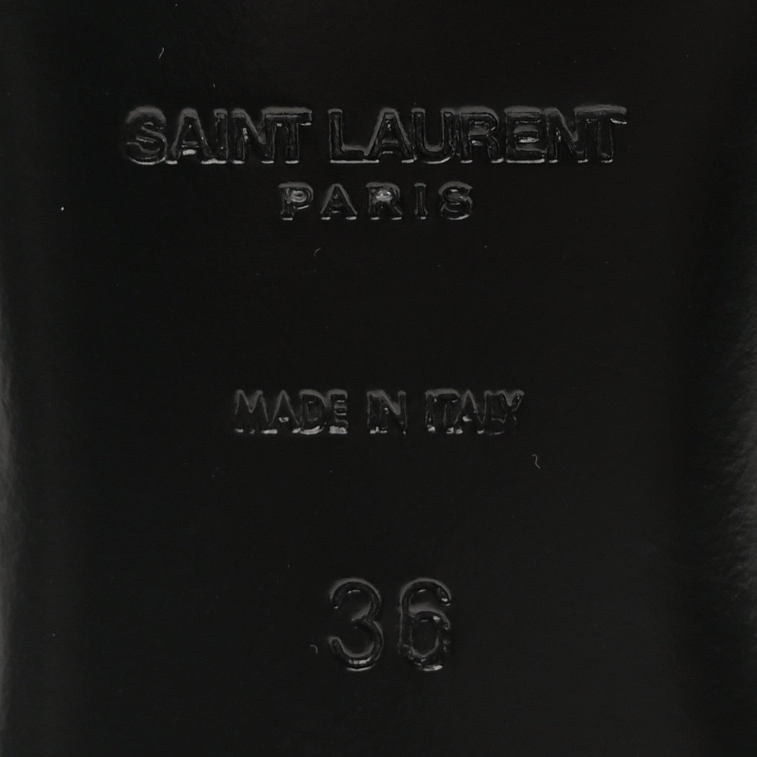 Saint Laurent Smooth Lambskin Cassandra Monogram Slides 36 Aesthetic Brown 7 of 8
