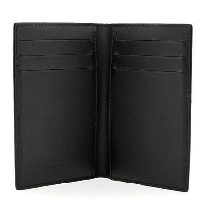 Givenchy Textured Coated Canvas Monkey Brother Print Folding Card Holder Black 5 of 6