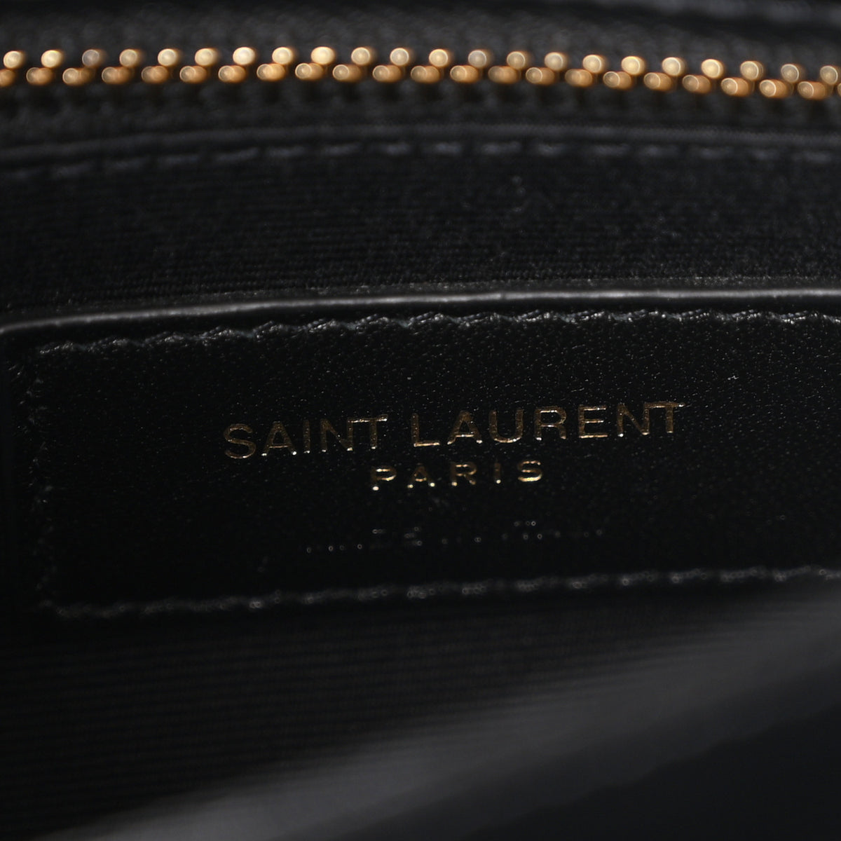 Calfskin Y Quilted Monogram Toy Loulou Crossbody Bag Black