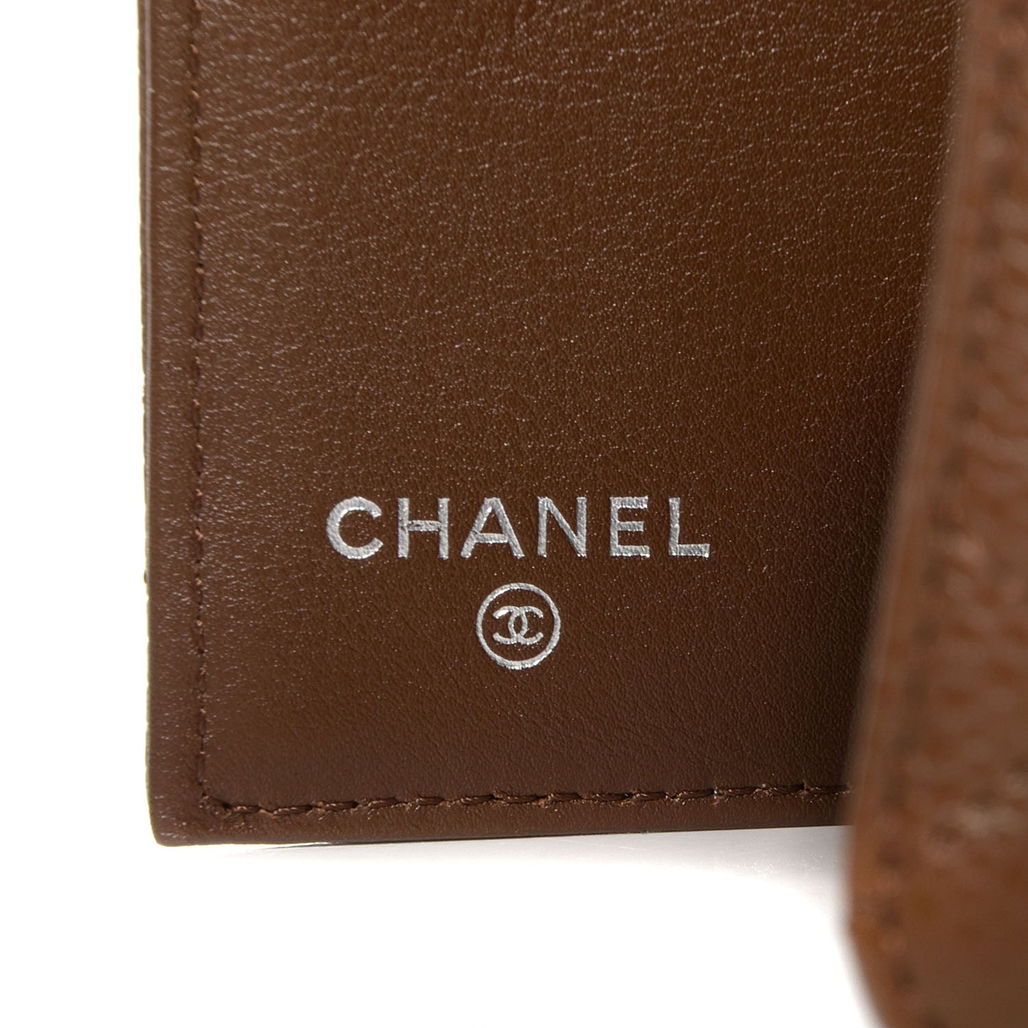 Chanel Caviar Quilted Large Flap Wallet Brown 6 of 9