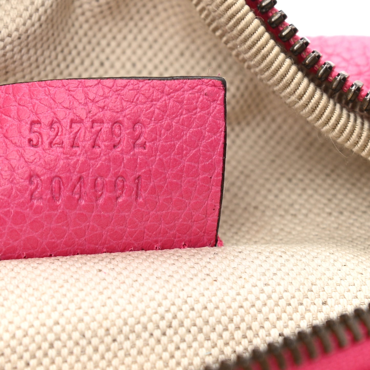 Grained Calfskin Small Logo Belt Bag Box Pink Green