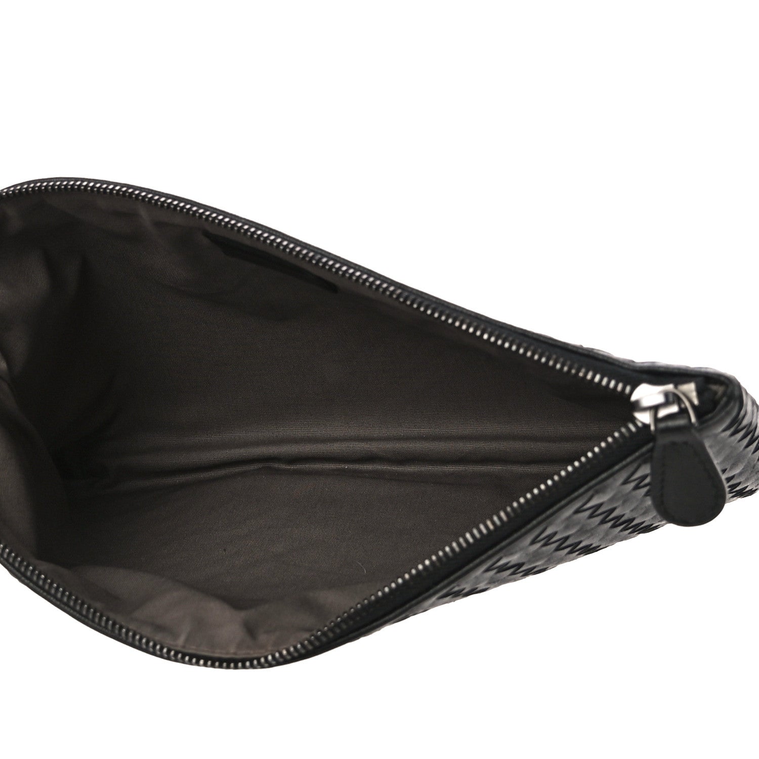 Bottega Veneta Nappa Intrecciato Medium Zip Pouch Black 5 of 11