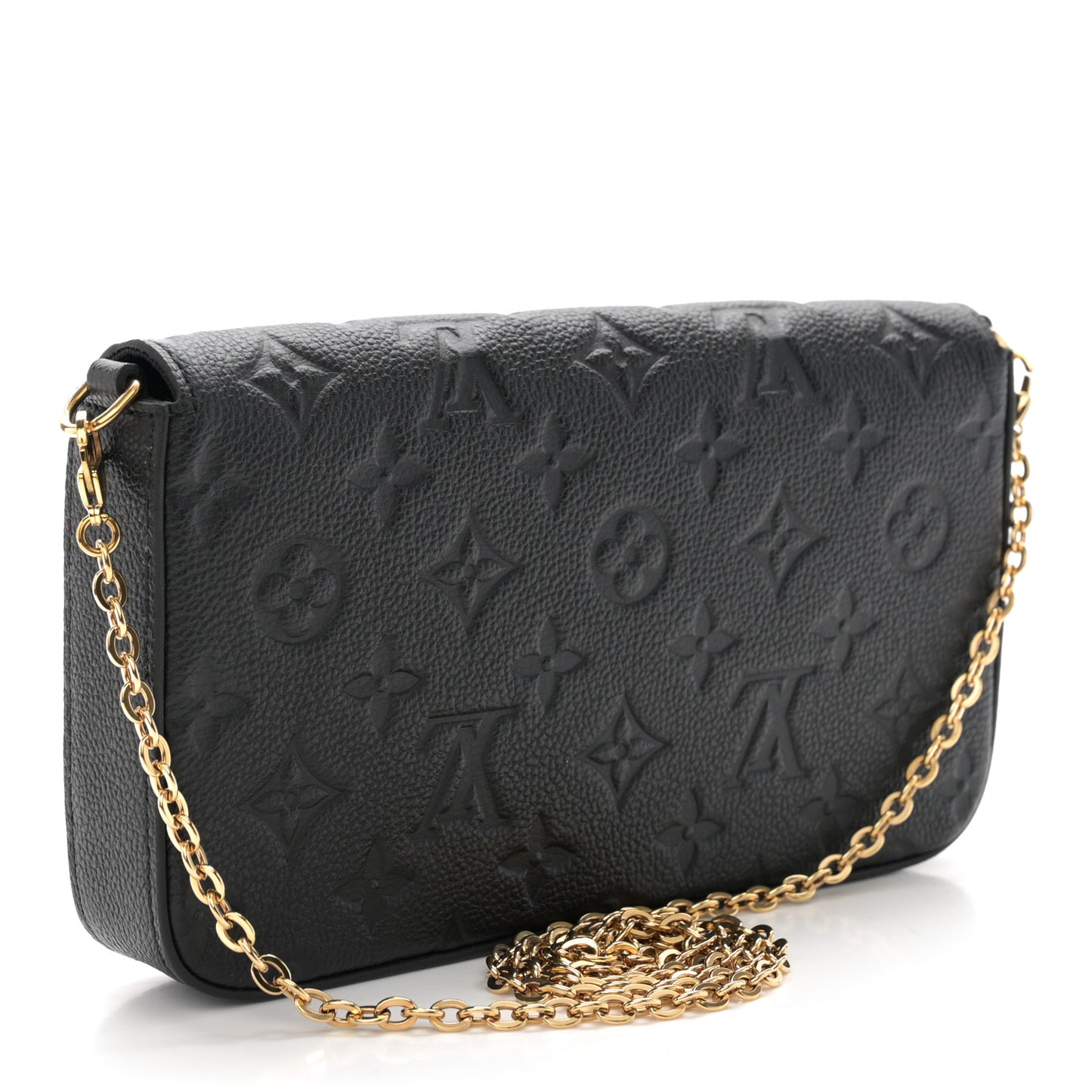 Empreinte Pochette Felicie Chain Wallet Black