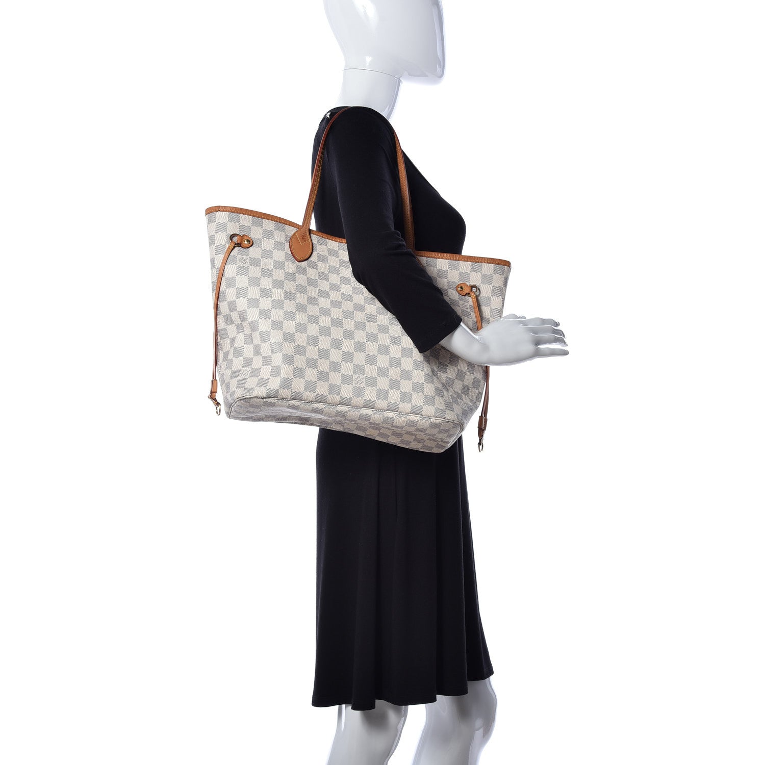 Louis Vuitton Damier Azur Neo Neverfull MM 3 of 9