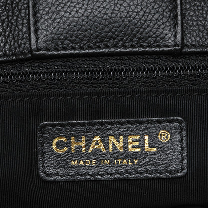 Chanel Calfskin Cerf Executive Shopper Tote Black 6 of 11