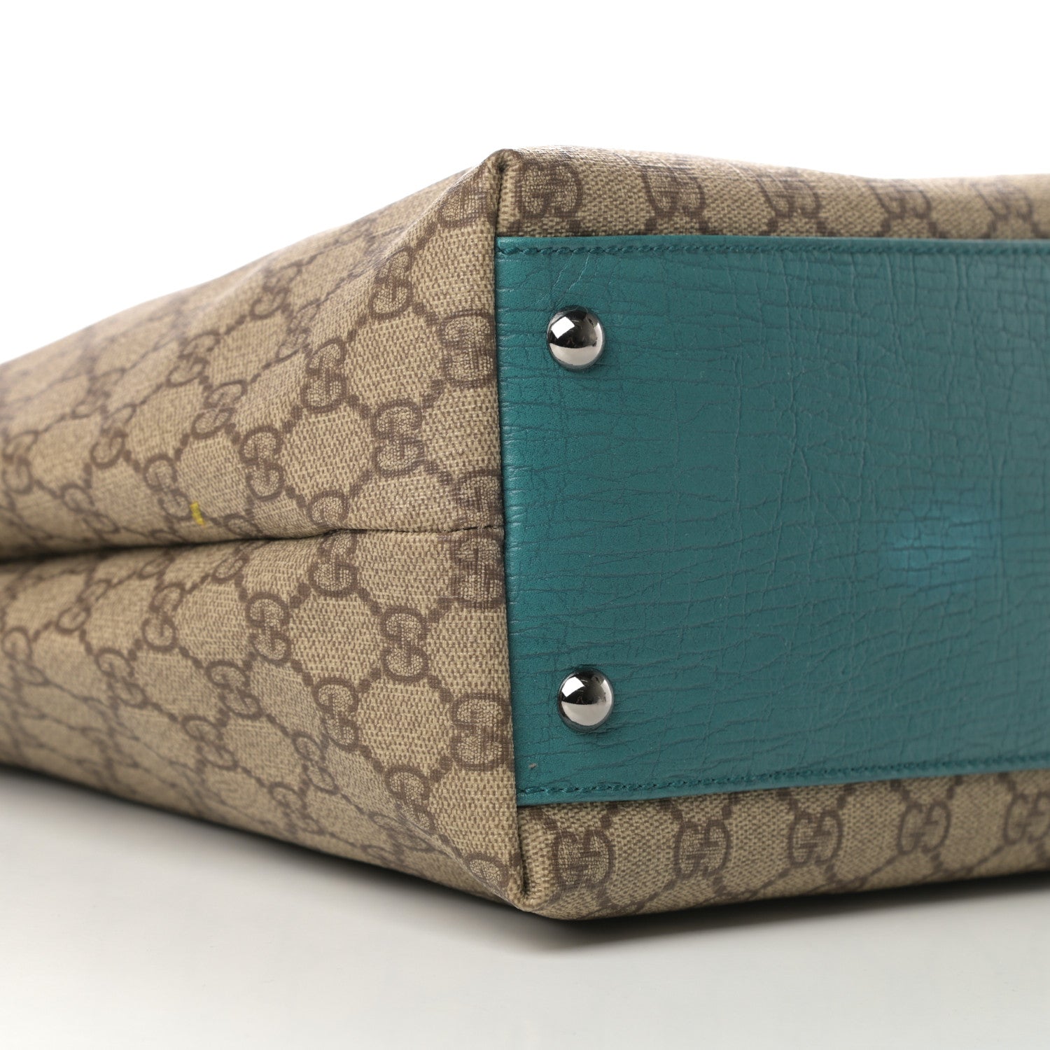 Gucci GG Plus Monogram Small Vertical Tote Turquoise 9 of 16
