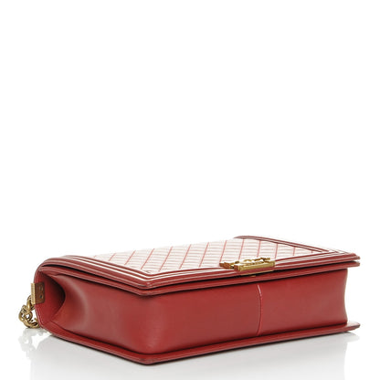 Chanel Lambskin Quilted Large Boy Flap Red 4 of 7
