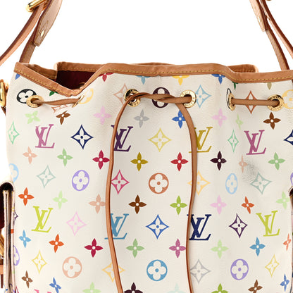 Louis Vuitton Monogram Multicolor Petit Noe White 6 of 17