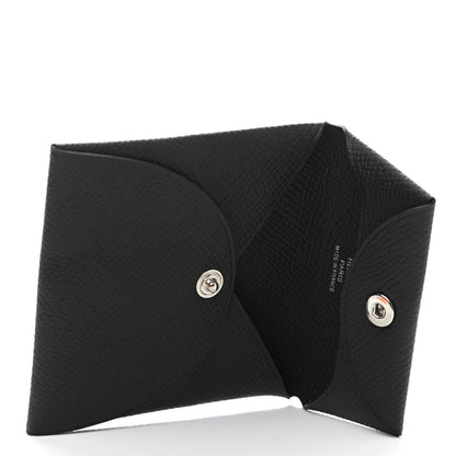 Hermes Epsom Bastia Coin Purse Black 5 of 8