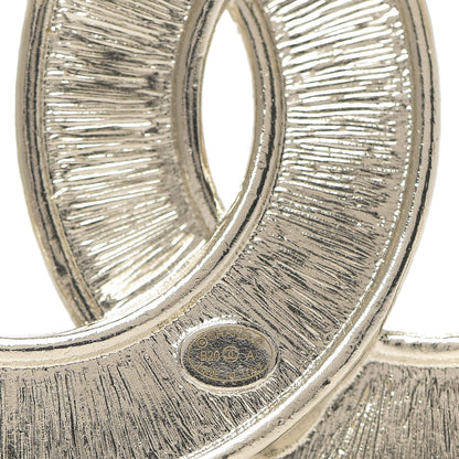 Chanel Crystal Pearl Chain Mania CC Brooch Gold 3 of 3