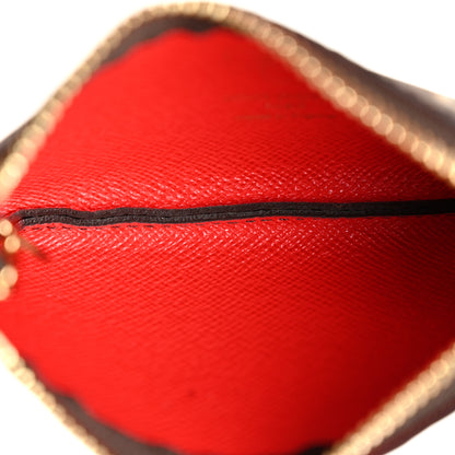 Louis Vuitton Monogram 2024 Christmas Animation Candy Factory Key Pouch Candy Red 5 of 7