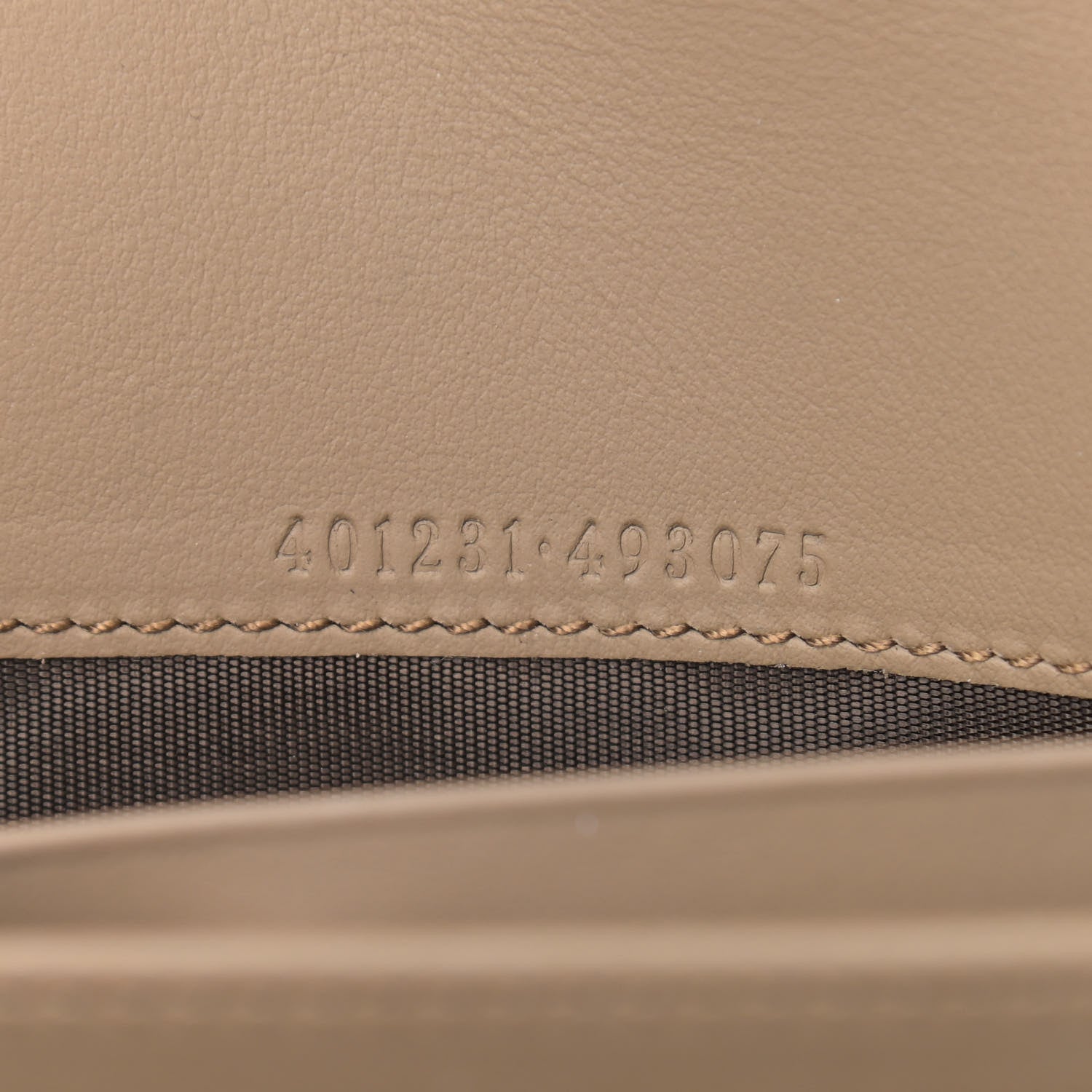 Gucci GG Supreme Monogram Mini Dionysus Chain Wallet Beige Taupe 7 of 9