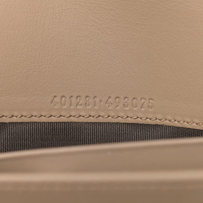 Gucci GG Supreme Monogram Mini Dionysus Chain Wallet Beige Taupe 7 of 9