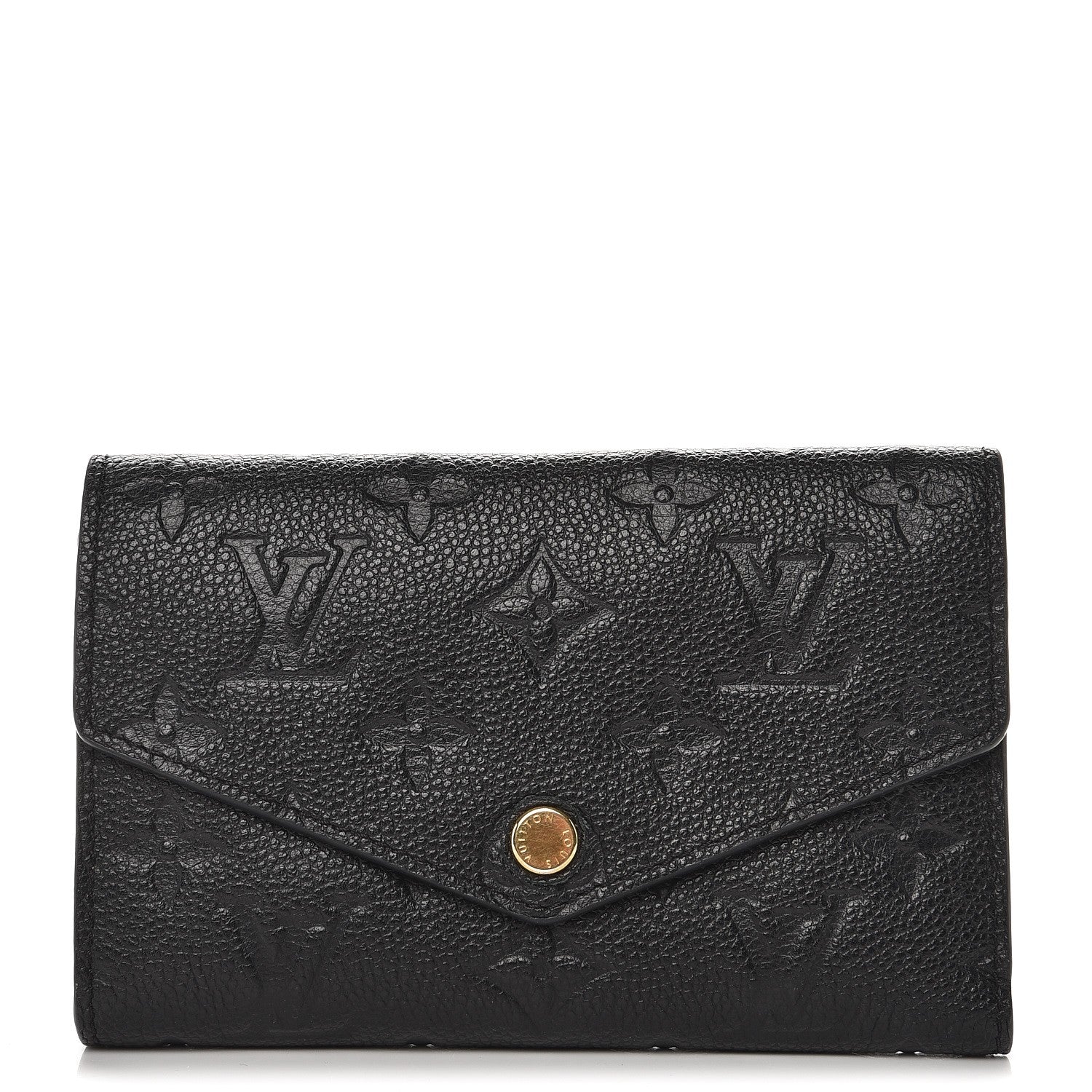Louis Vuitton Empreinte Compact Curieuse Wallet Black 1 of 6