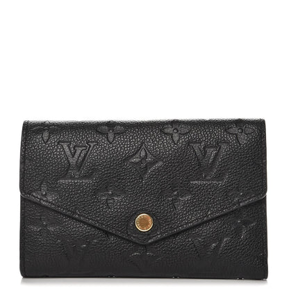 Louis Vuitton Empreinte Compact Curieuse Wallet Black 1 of 6