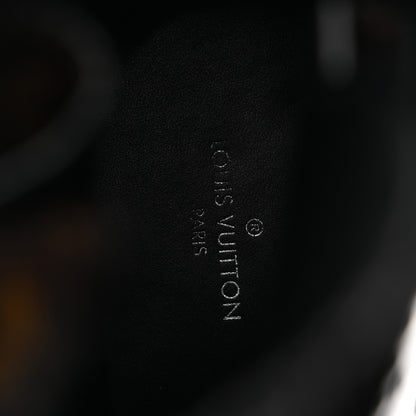 Louis Vuitton Calfskin Monogram Metropolis Flat Ranger Boots 39 Black 7 of 9