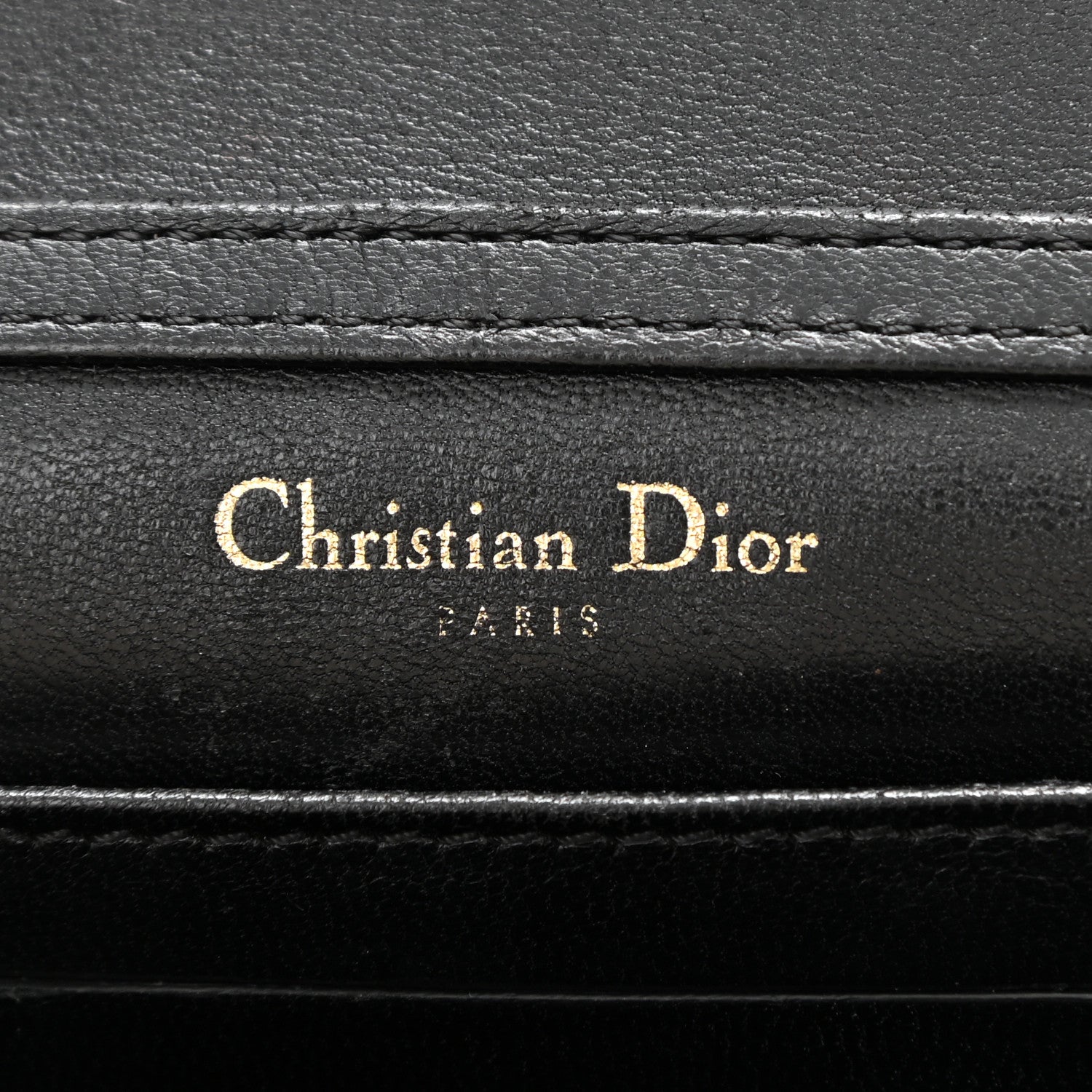 Christian Dior Lambskin Baby Diorama Flap Bag Black 5 of 9
