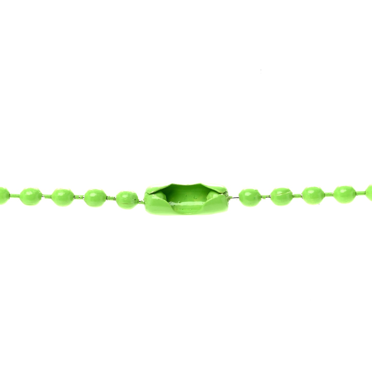 Silicone Silichrome Cross Pendant Necklace Green