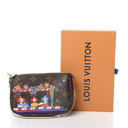 Louis Vuitton Monogram 2020 Christmas Animation Bumper Cars Mini Pochette Accessories Coquelicot 8 of 8