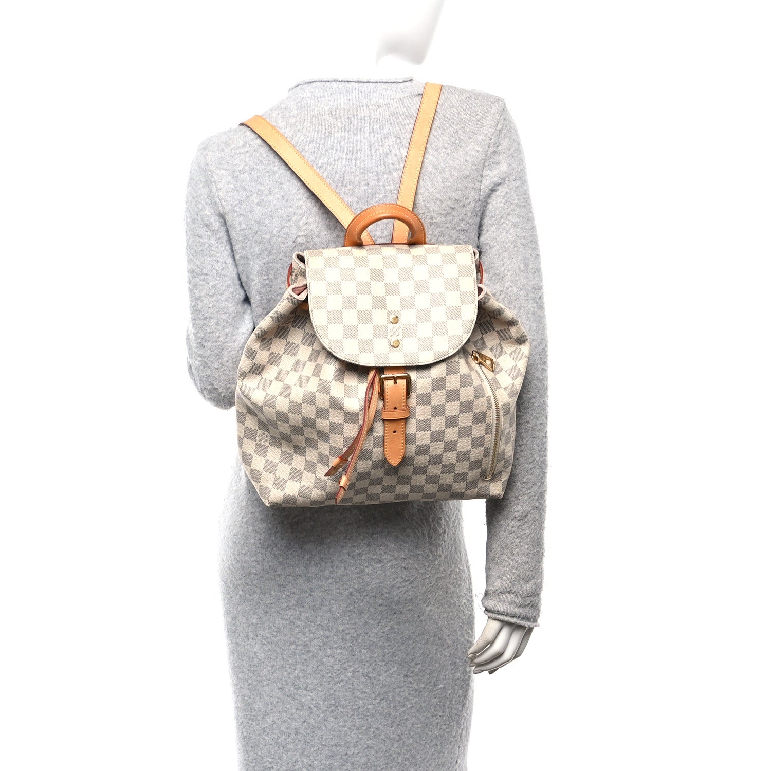 Louis Vuitton Damier Azur Sperone Backpack 3 of 21