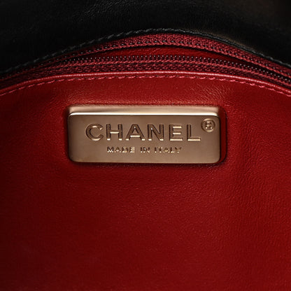 Chanel Lambskin Quilted Medium Westminster Pearl Flap Black 6 of 14