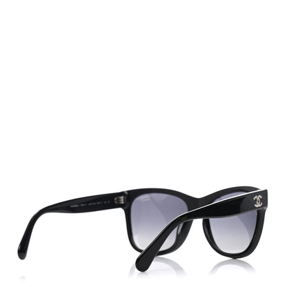 Chanel Acetate Polarized Square CC Sunglasses 5380 Black 4 of 4