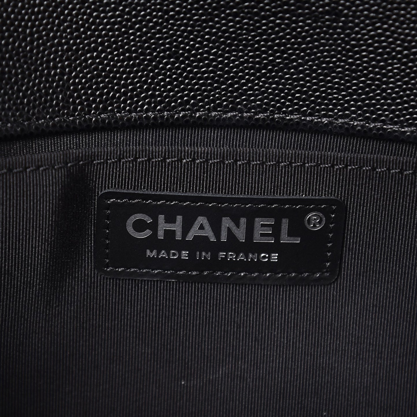 Caviar Quilted Medium Boy Flap Black