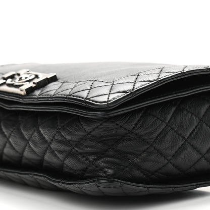 Chanel Calfskin New Medium Boy Reverso Flap Black 10 of 10