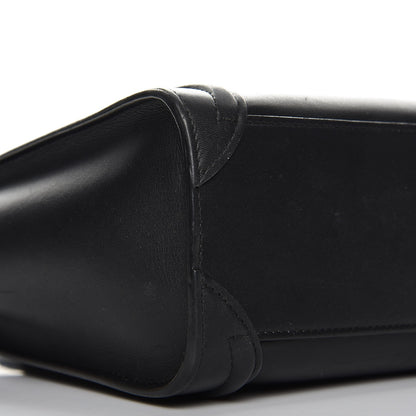 Celine Smooth Calfskin Nano Luggage Black 9 of 13