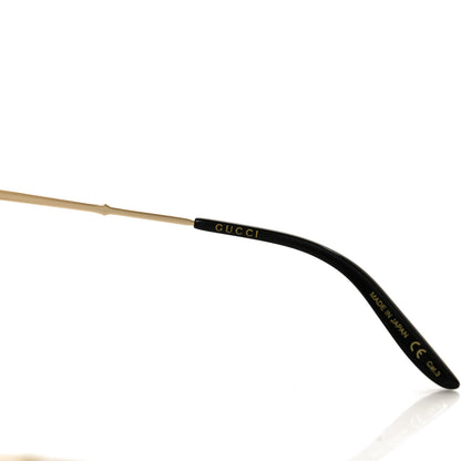 Gucci Metal Aviator Sunglasses GG0672S Black Gold 6 of 8