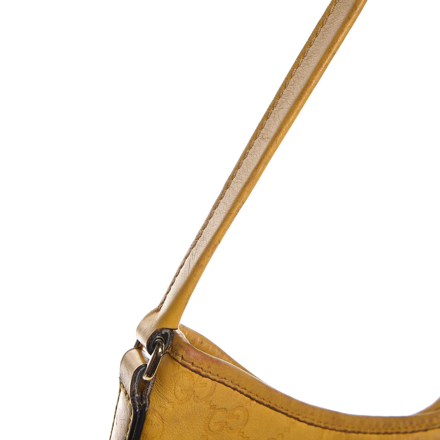 Gucci Guccissima Medium New Britt Hobo Yellow 15 of 26
