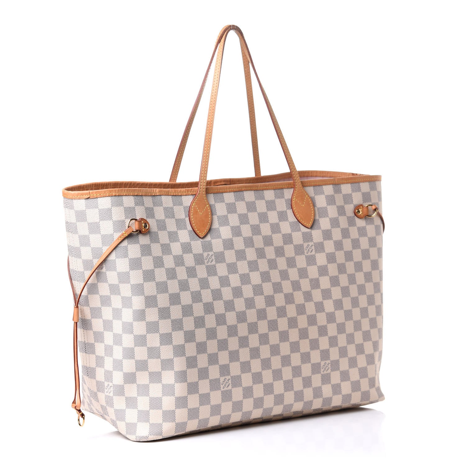 Louis Vuitton Damier Azur Neo Neverfull GM Rose Ballerine 3 of 13