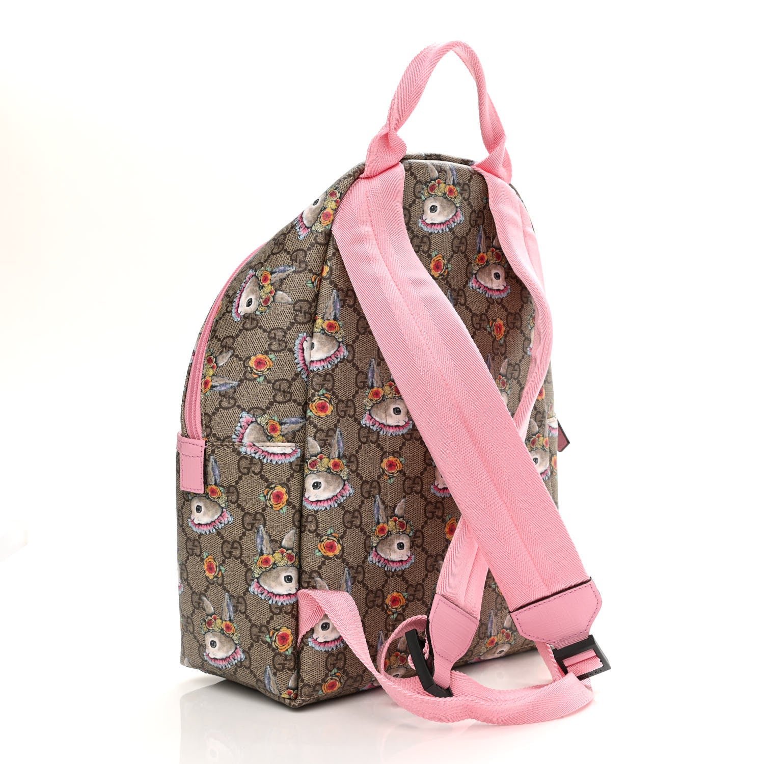 Gucci X YUKO HIGUCHI GG Supreme Monogram Childrens Backpack Pink 2 of 10