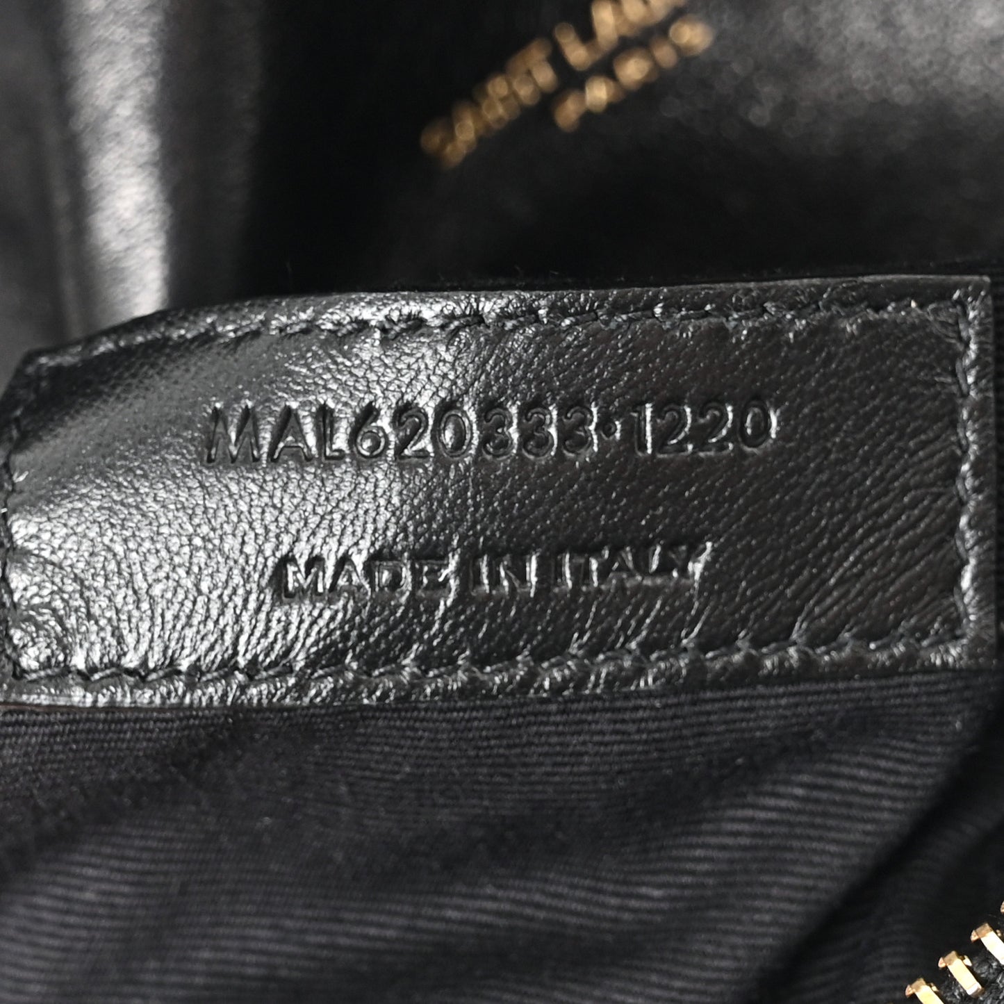 Lambskin Quilted Toy Loulou Puffer Monogram Chain Satchel Black