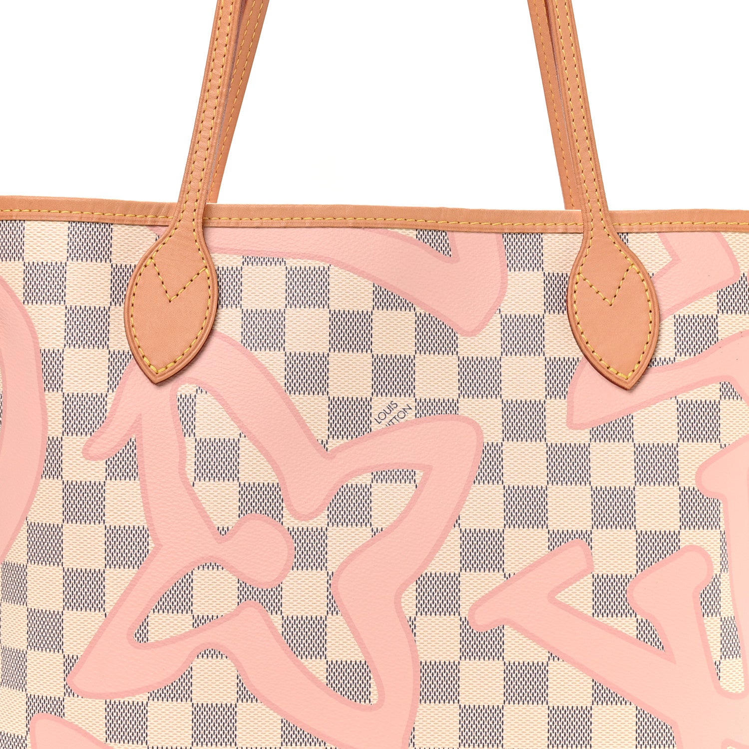Louis Vuitton Damier Azur Tahitienne Neverfull MM 6 of 8